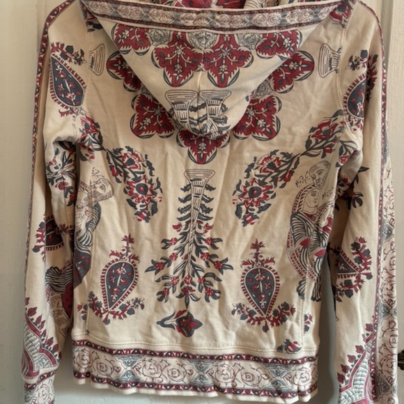 Lucky Lotus - Lucky brand women's boho hoodie - size small - Picture 3 of 6